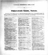 Directory 001, Pottawatomie County 1905